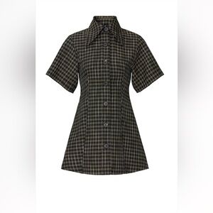 Beaufille Piper Plaid Mini Dress